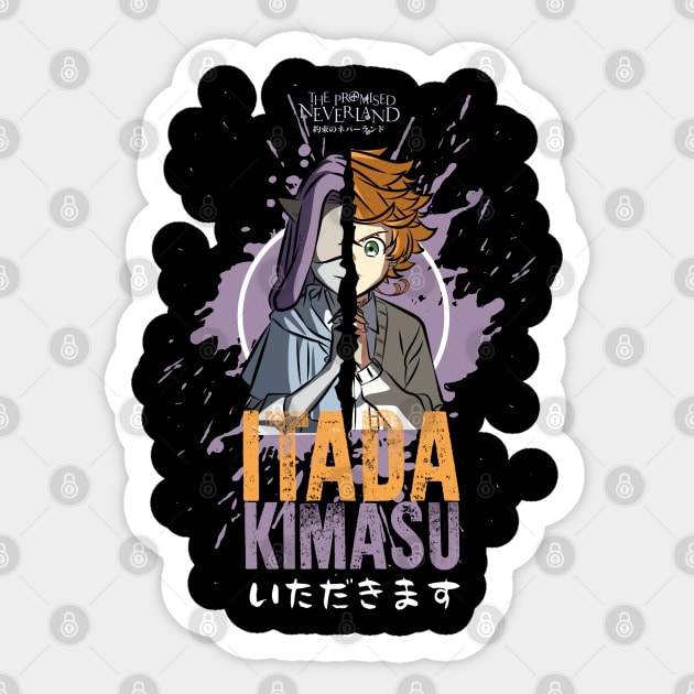 THE PROMISED NEVERLAND: ITADAKIMASU Sticker by FunGangStore